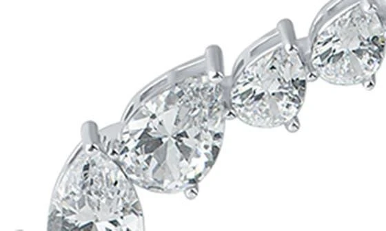 Kenneth Jay Lane Graduated Pear Cut Cubic Zirconia Statement Necklace 4