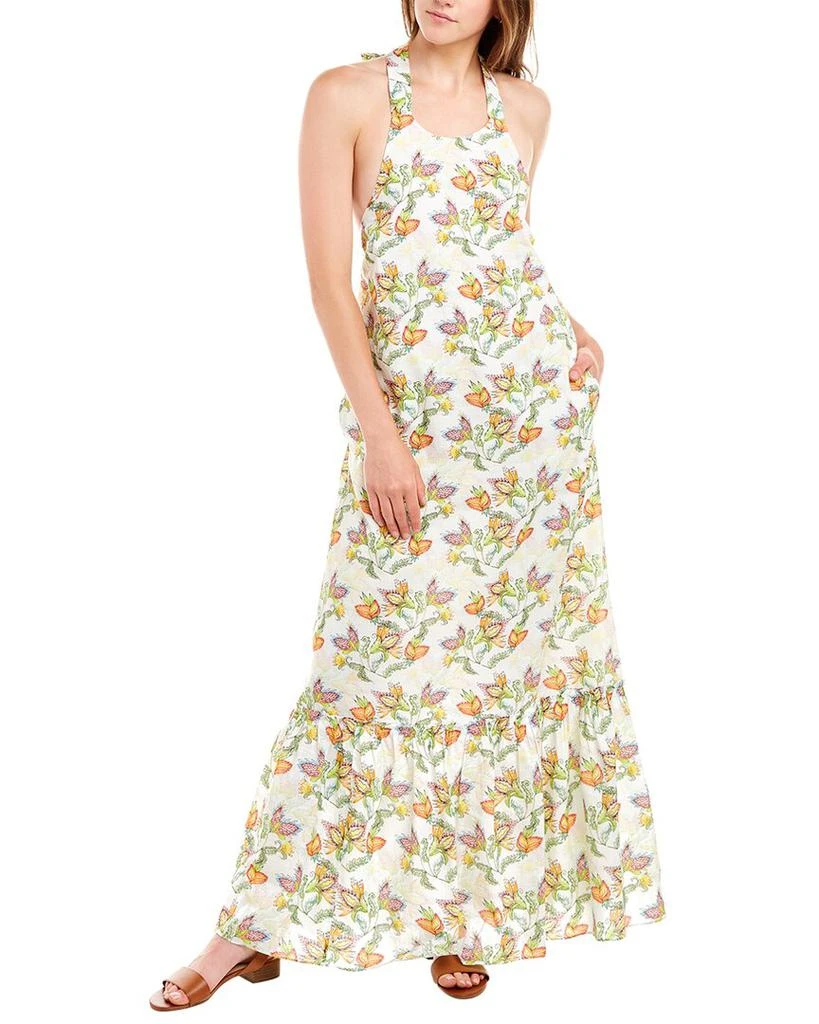 Celina Moon Halter Neck Maxi Dress 1
