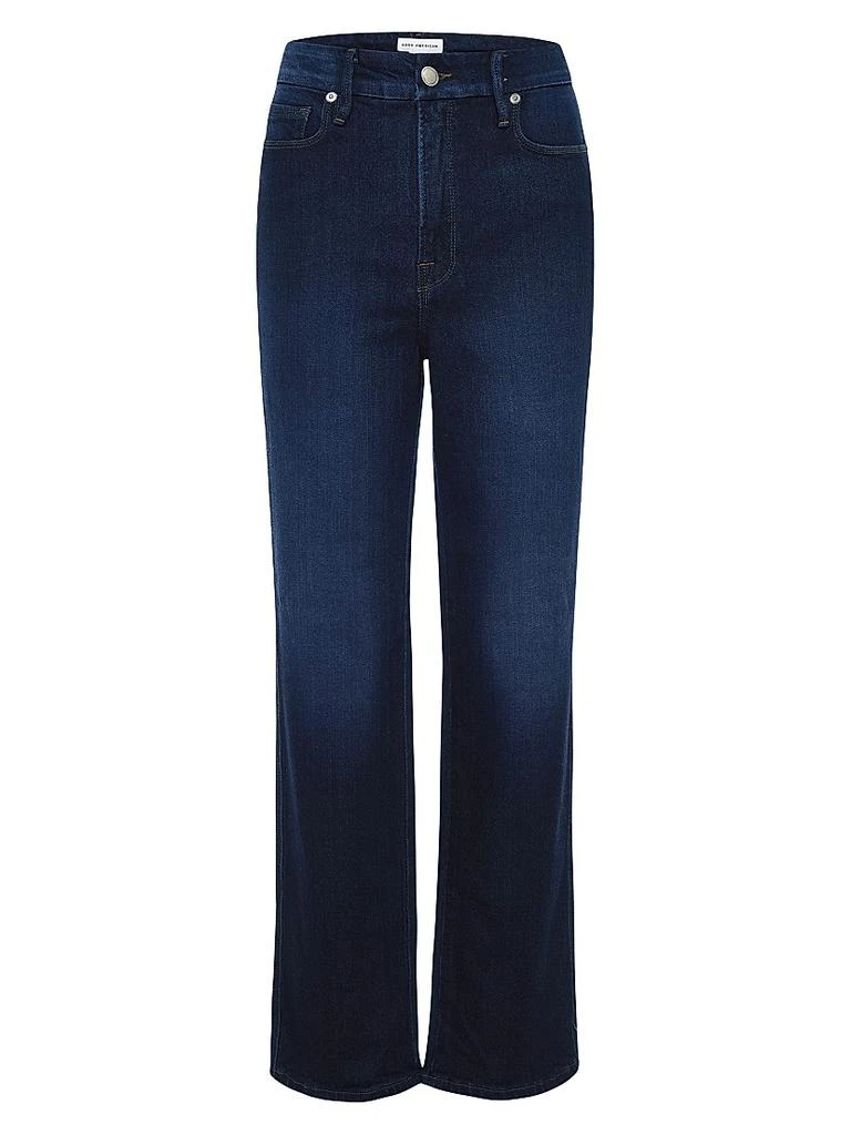 Good American Soft Tech Good Curve Straight Jeans 1