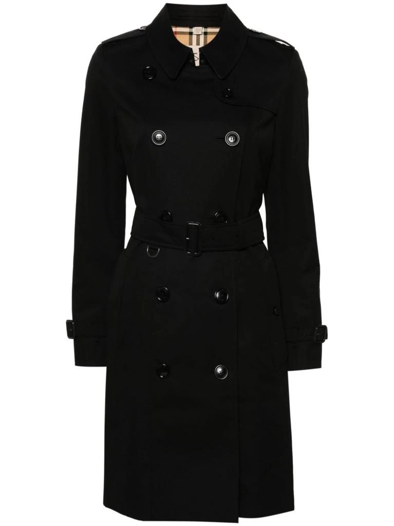 Burberry Women
s Gabardine-Weave Trench Coat