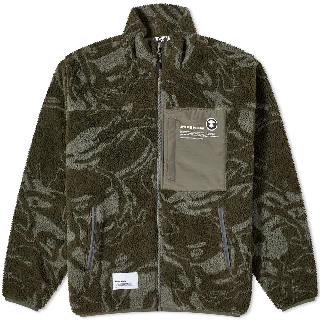 AAPE AAPE Now Camo Fleece Jacket 1
