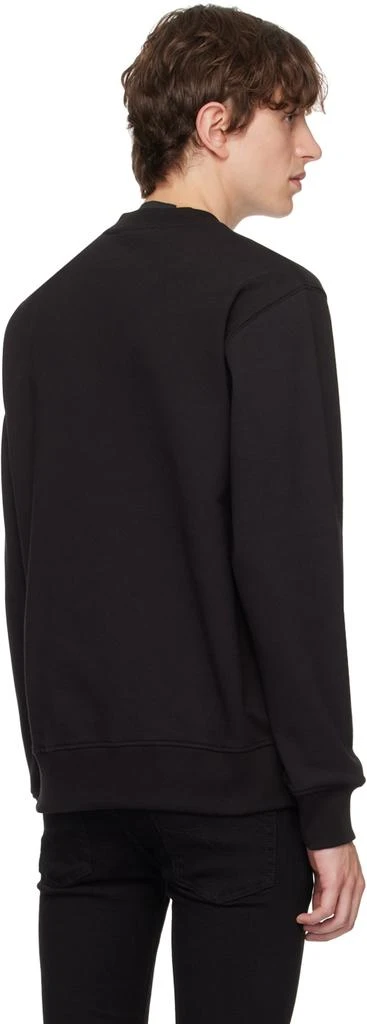 Versace Black Flocked Sweatshirt 3
