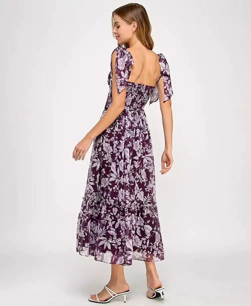 Alex & Sophia Juniors' Printed Sweetheart Fit & Flare Dress 2