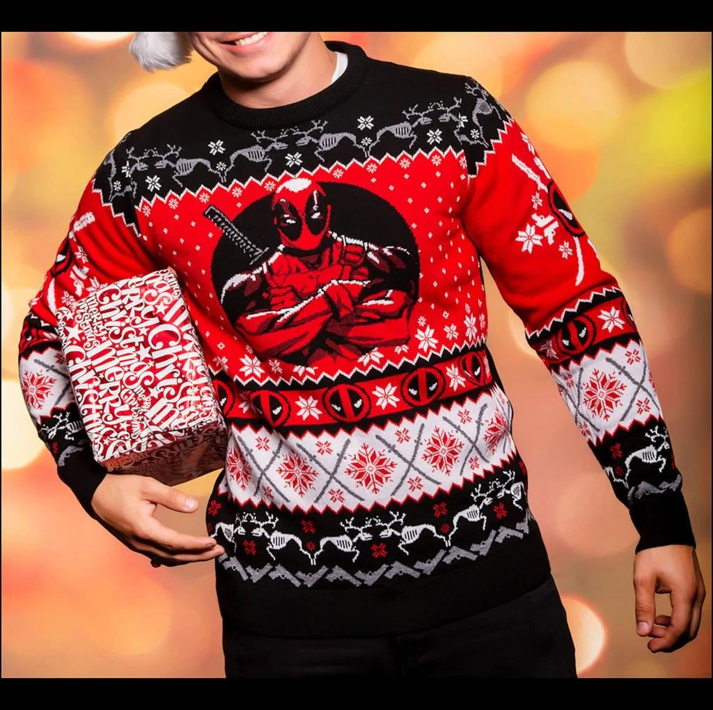 undefined Deadpool Christmas Jumper 1