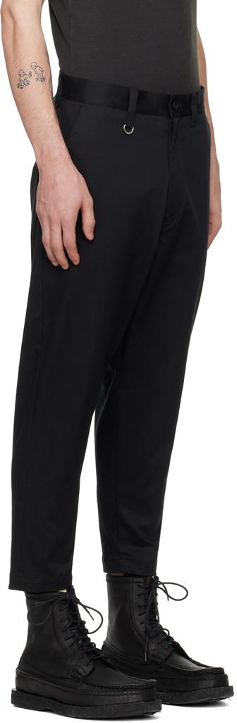 SOPHNET. Black Wide-Leg Trousers