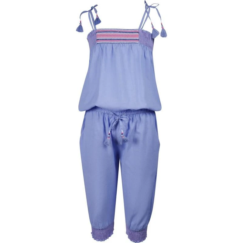 Sunuva Girls blue jumpsuit with tassels 1