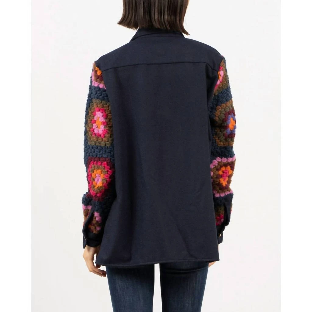 VILAGALLO Vilagallo - Crochet Shirt Jacket 2