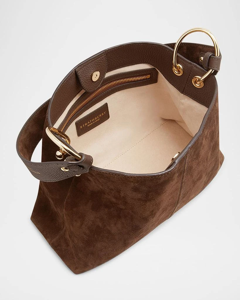 Strathberry Lana Leather & Polyester Hobo Bag 4