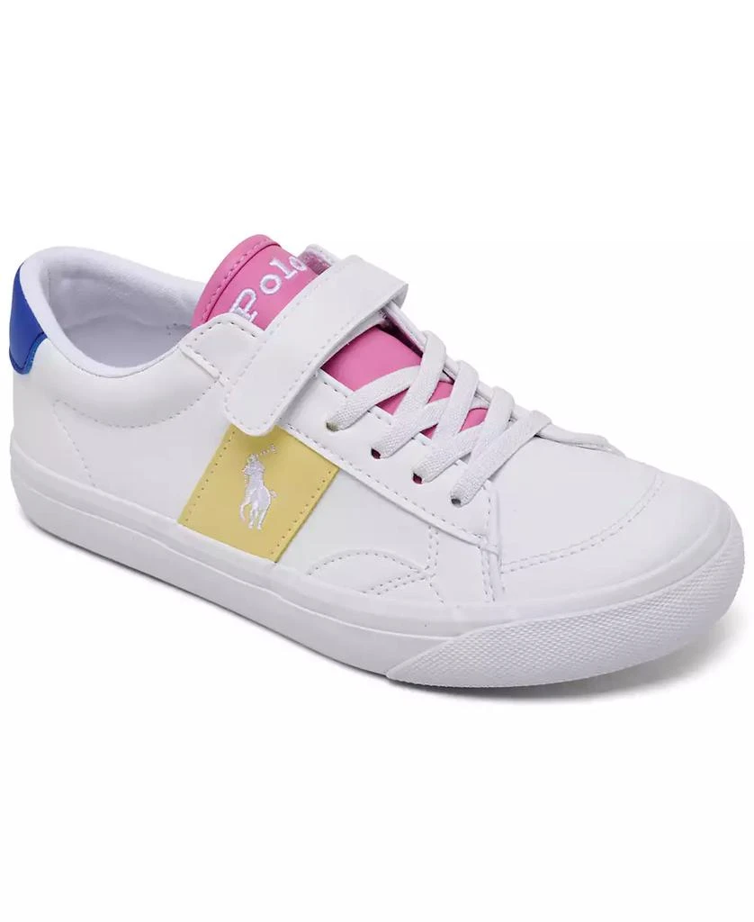 Ralph Lauren Little Girls Ryley Fastening Strap Casual Sneakers from Finish Line 1