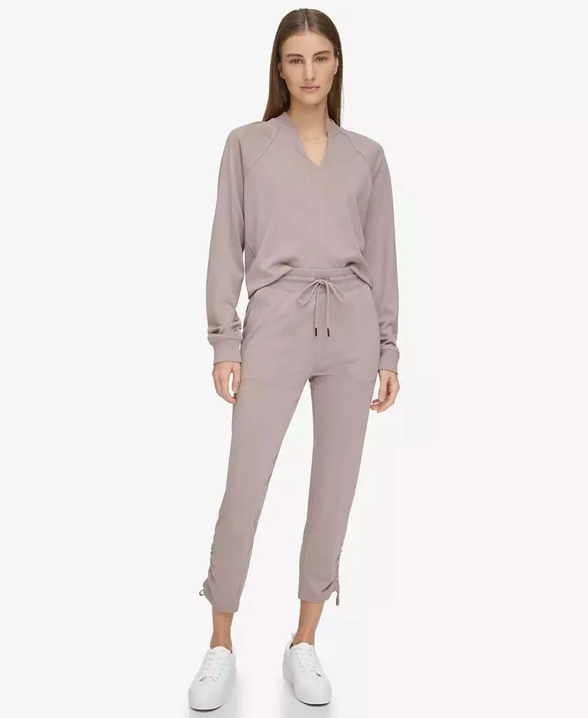 Marc New York by Andrew Marc Women's Jersey Cinch-Hem Ankle Pants 5