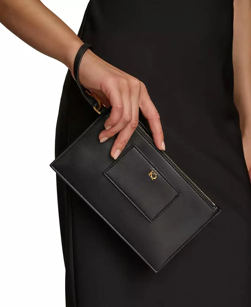 Donna Karan Setauket Leather & Suede Convertible Crossbody with Chain Strap 8