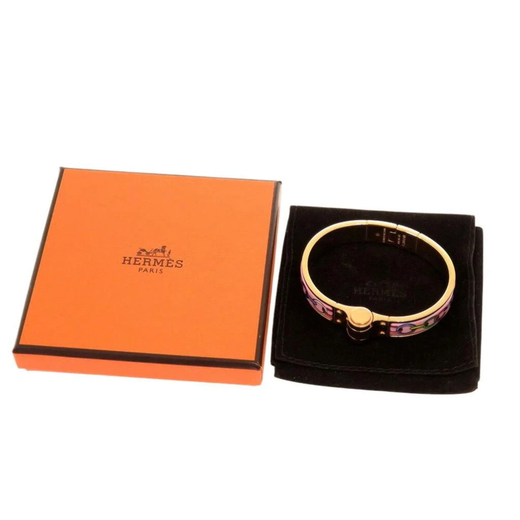 Hermes gold pink Metal Bangle (Pre-Owned) 2