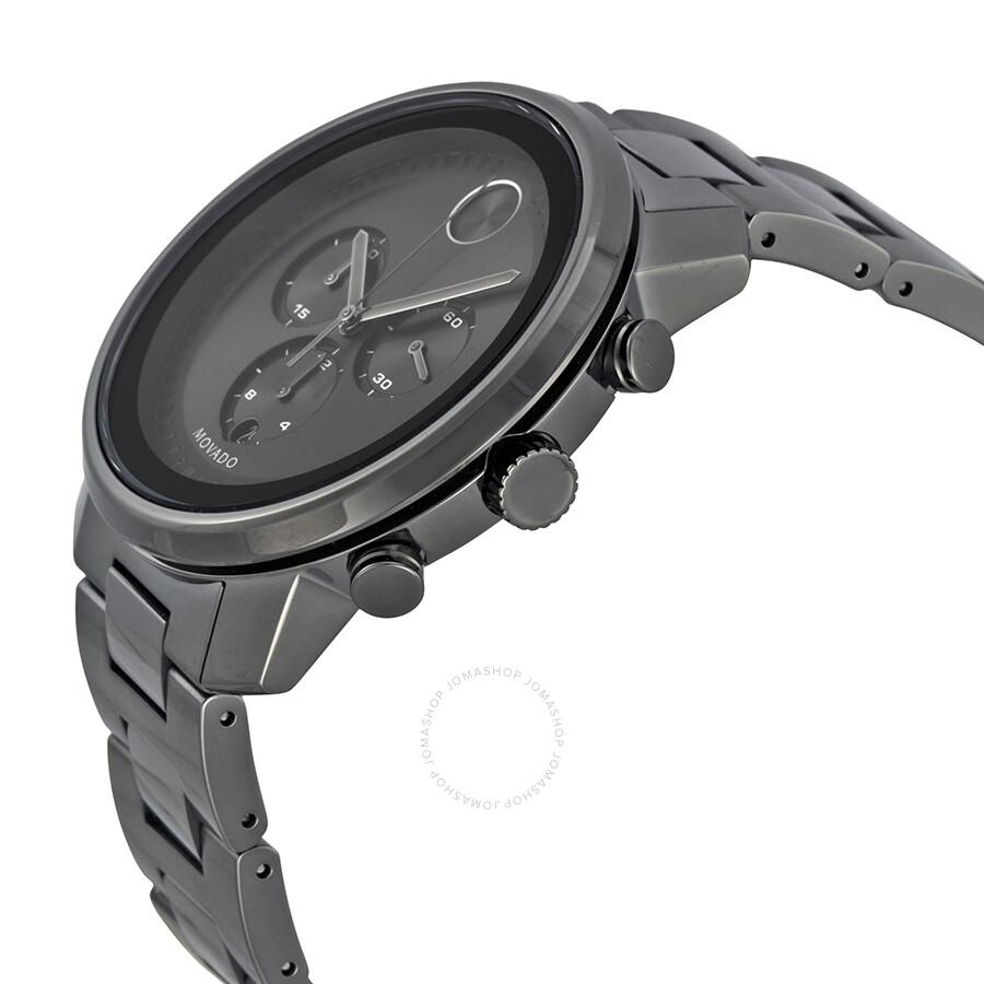 Movado Bold Chronograph Grey Sunray Dial Men's Watch 3600277