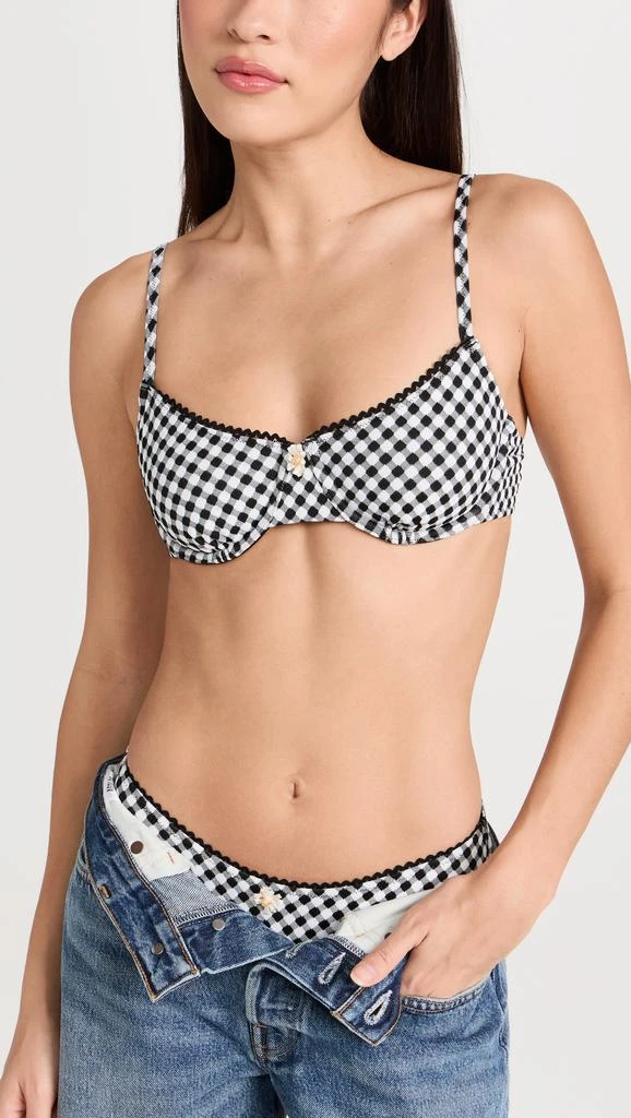 Solid  Striped The Daphne Top 1