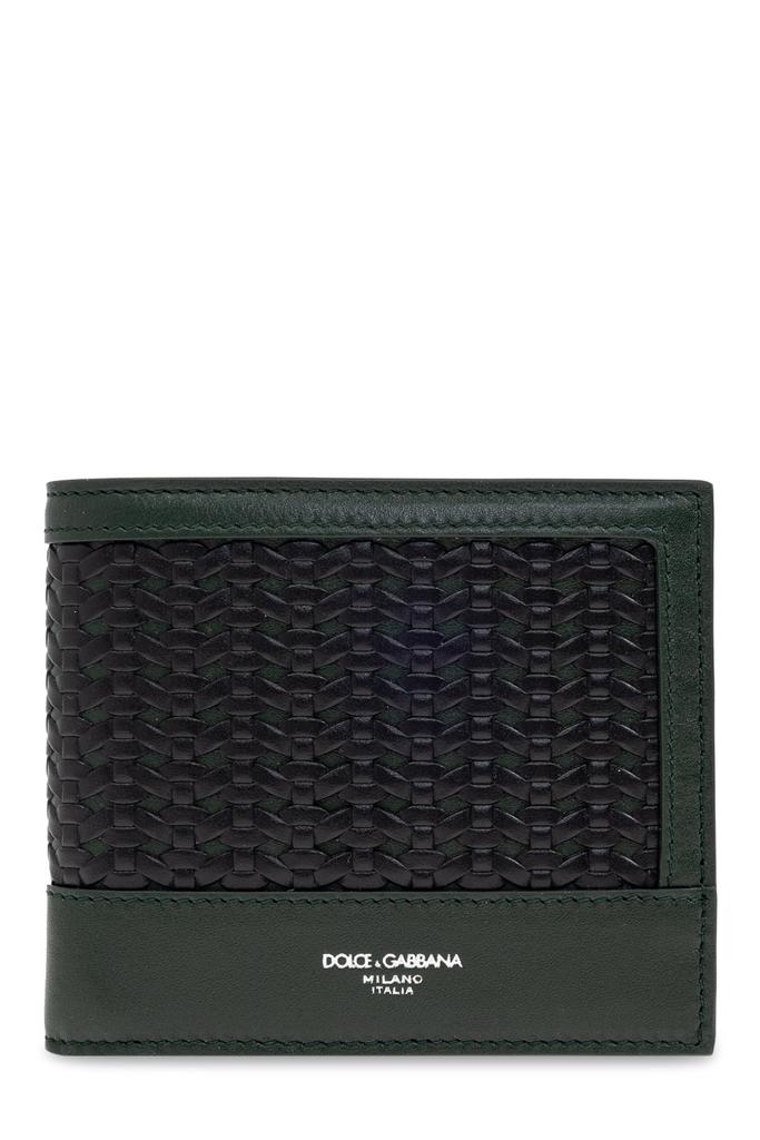 Dolce & Gabbana Dolce & Gabbana Logo Stamp Bi-Fold Wallet