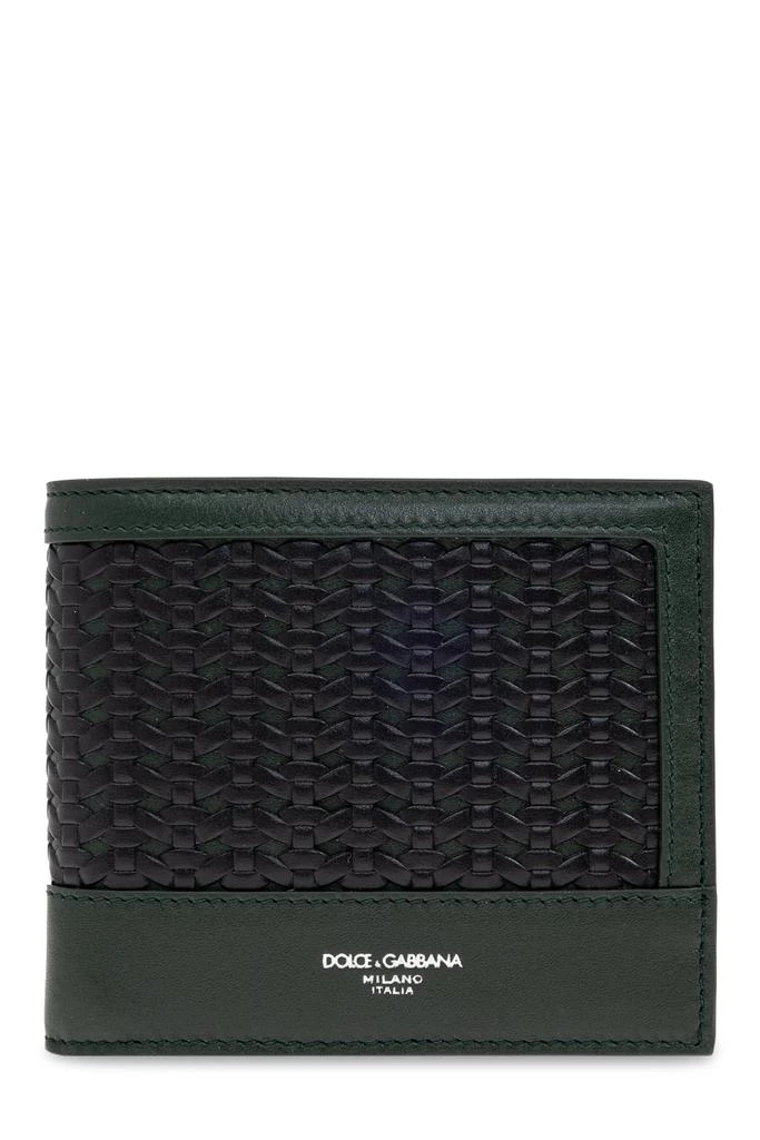 Dolce & Gabbana Dolce & Gabbana Logo Stamp Bi-Fold Wallet 1