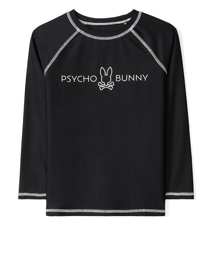 Psycho Bunny Unisex Long Sleeved Rash Guard - Little Kid, Big Kid