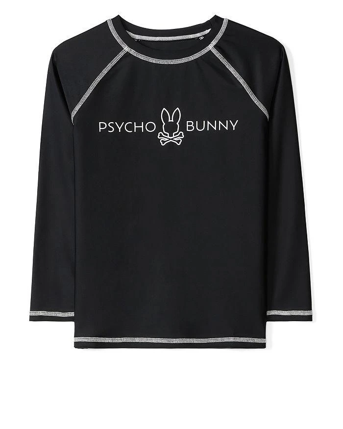 Psycho Bunny Unisex Long Sleeved Rash Guard - Little Kid, Big Kid 1