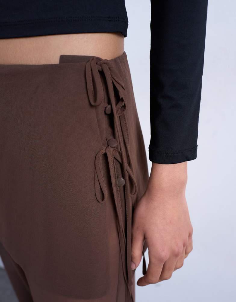★早い者勝ち★jself Layered Skirt Pants brown 2 Layered Skirt Pants – JSELF