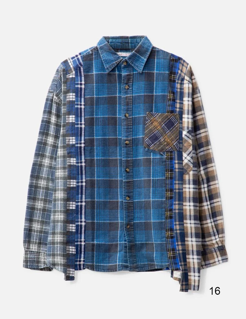 Needles 7 Cuts Wide Flannel Shirt 21
