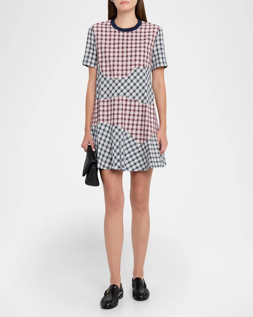 Moschino Jeans Check Mini T-Shirt Dress 2