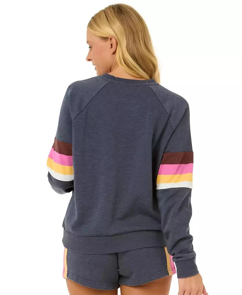 Rip Curl Juniors' Las Dalias Raglan-Sleeve Sweatshirt 5