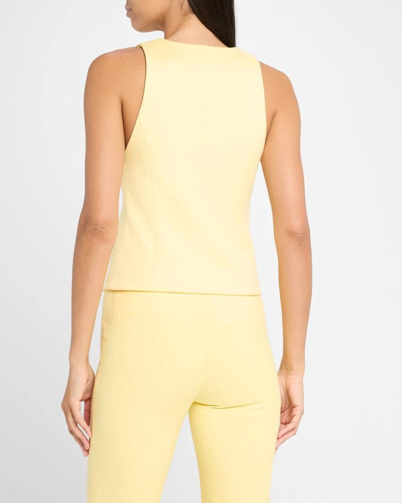 Alice + Olivia Mazie Deep V-Neck Slim Vest 3