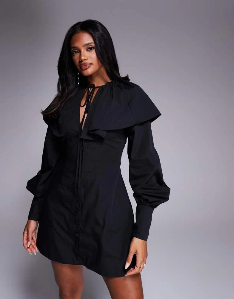 asos black wedding guest dress Black Maxi Dress - Ashika Maxi Dress - Black Sparkle main image 0