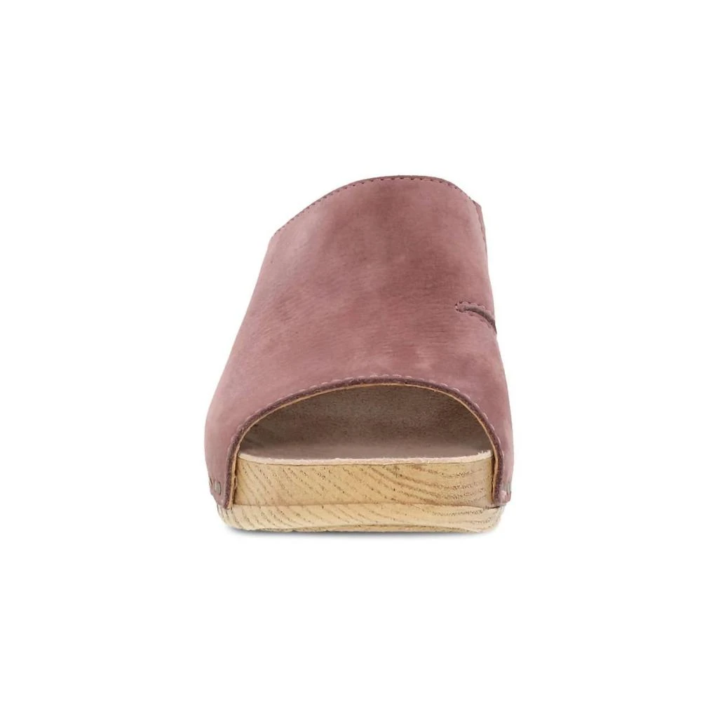 Dansko Women's Tandi Summer Slip On Heeled Mule In Rose 3