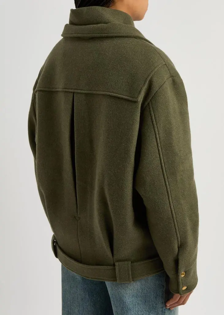 KASSL EDITIONS Biker wool-blend jacket 3