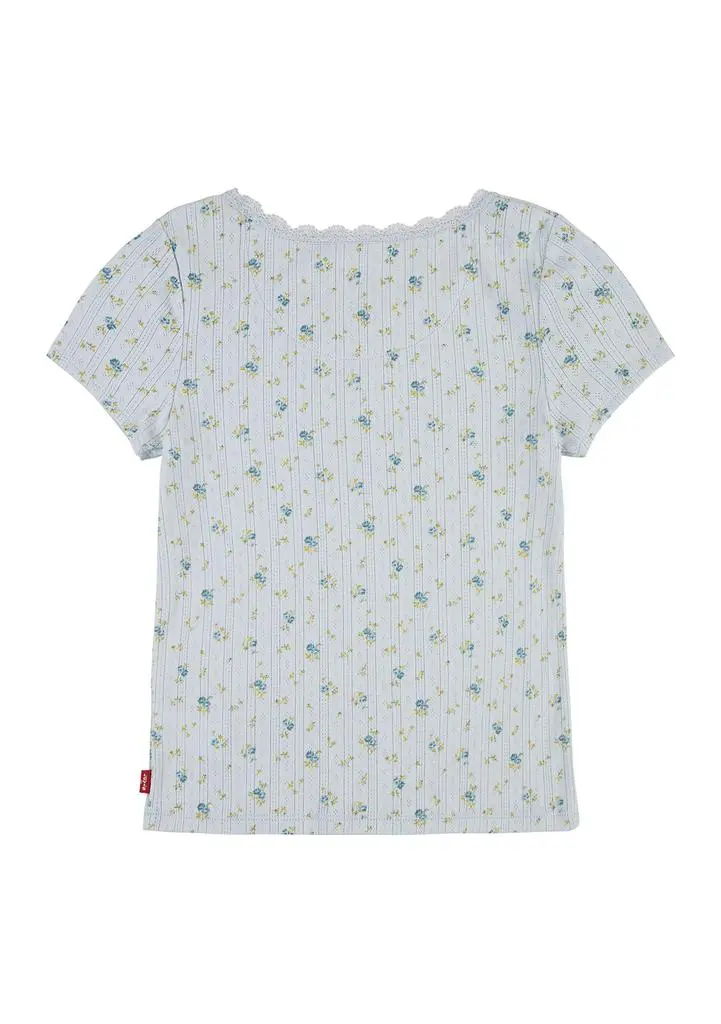 Levi's Girls 7-16 Short Sleeve Lace Scoop Neck T-Shirt 2