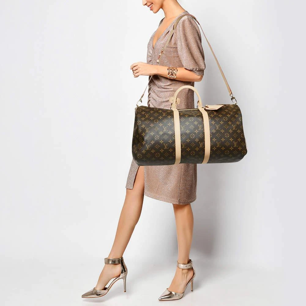 Louis Vuitton Louis Vuitton Monogram Canvas Keepall Bandouliere 50 Bag 2