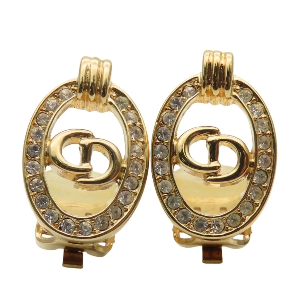 Dior Metal Clip Earrings (Pre-Owned)