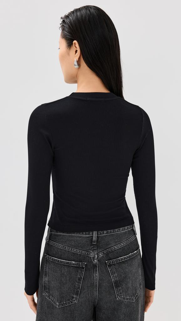 Stateside Fine Rib Cropped Top