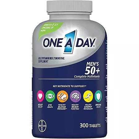 One A Day One A Day Men's 50+ Healthy Advantage Multivitamin Tablets 300 ct. 14