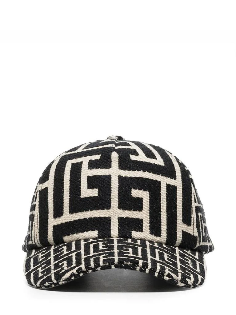 NA Monogram jacquard black Cap 1