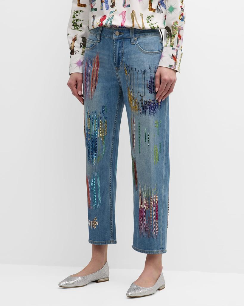 Libertine FWB Boyfriend Jeans with Crystal Detail