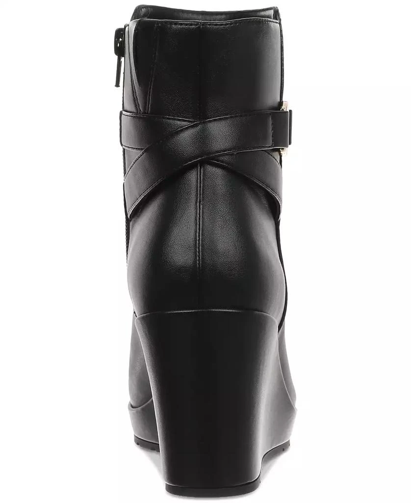 Giani Bernini Women's Gloria Memory Foam Platform Wedge Booties, Created for Macy's 3