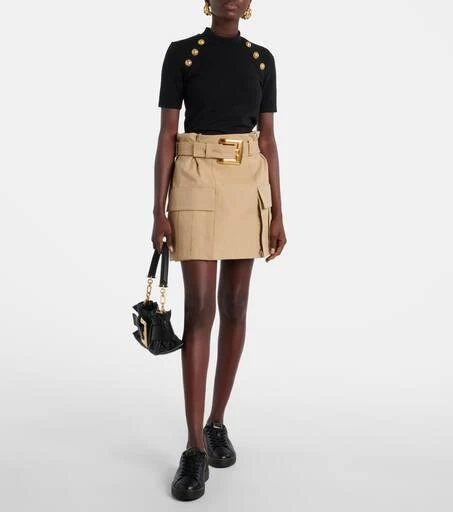 Balmain B-court leather sneakers 3