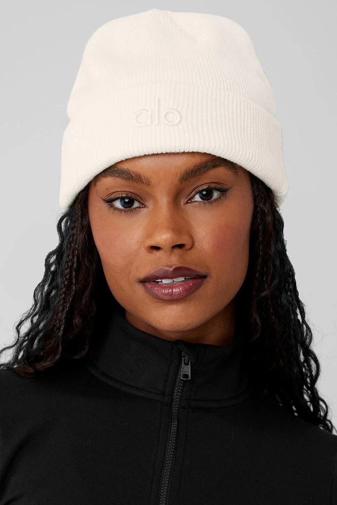 Alo Notable Beanie - Ivory - Hats - Free Shipping - BeyondStyle display picture 3