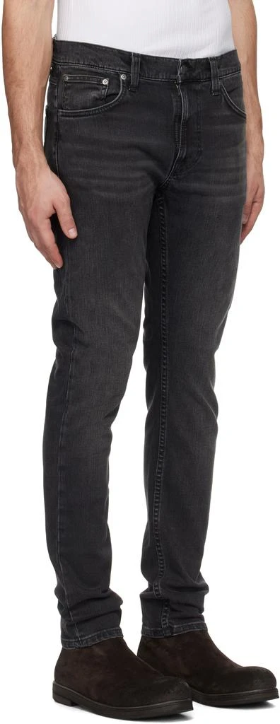 Nudie Jeans Black Lean Dean Jeans 2