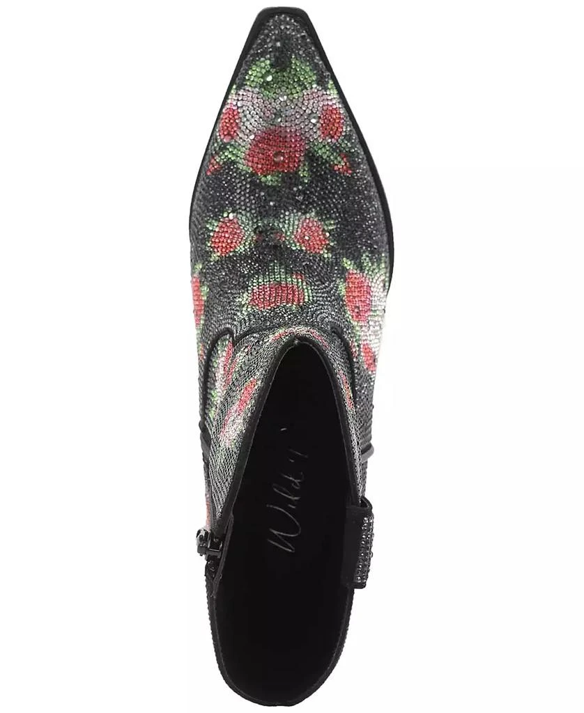 Wild Pair Lacey Floral Bling Booties, Created for Macy's 4
