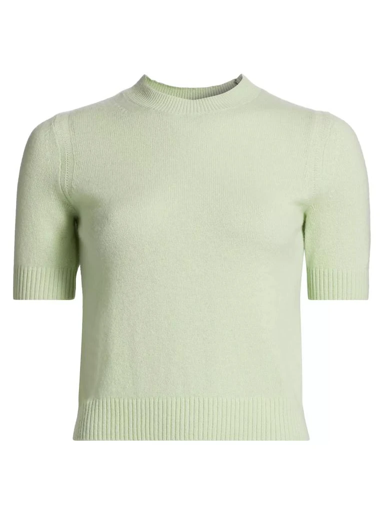 Guest in Residence Sweater Tee Cashmere Crewneck Short-Sleeve Top 1