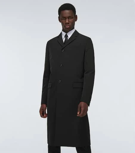 Prada Single-breasted technical overcoat 3