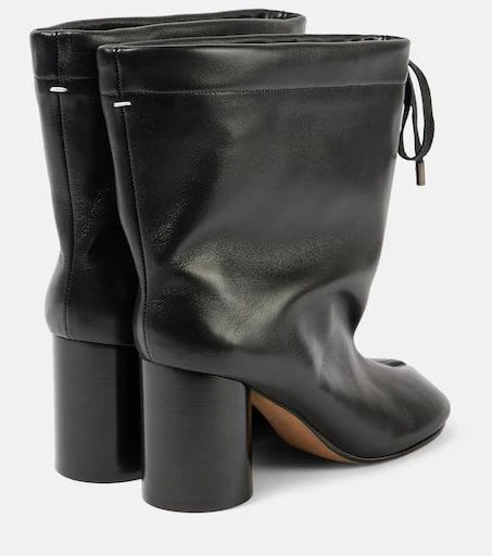 MAISON MARGIELA Tabi drawstring leather ankle boots 2