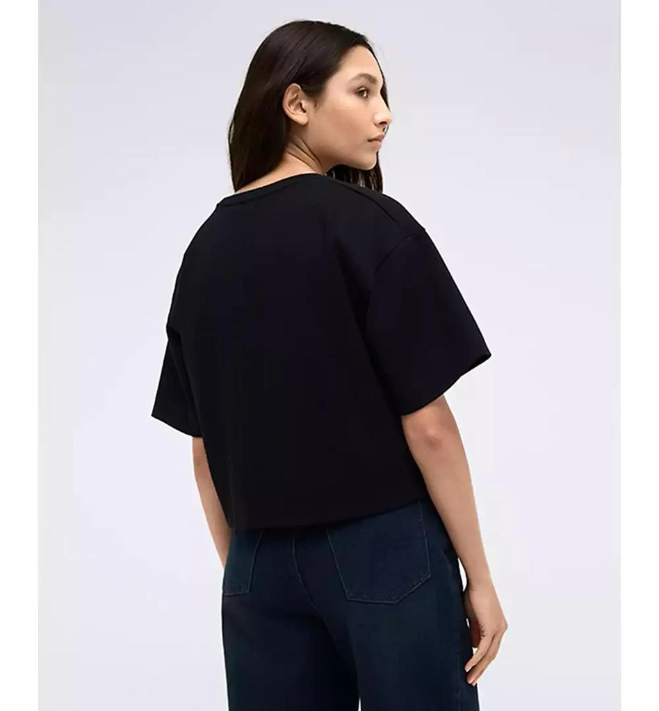 Kenneth Cole Women's Heavyweight Cotton Jersey Logo T-shirt 2