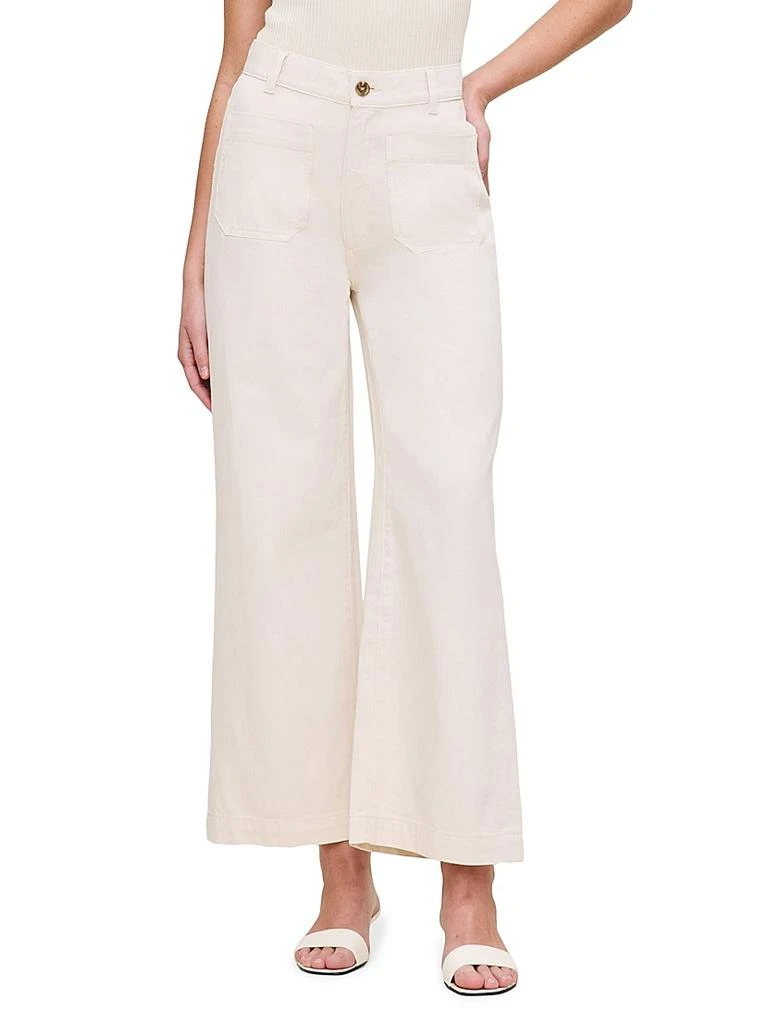 DL1961 Hepburn Wide Leg High Rise Ankle Jeans 2