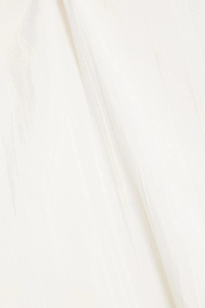 Solid & Striped The Lou crinkled crepe de chine midi dress 4