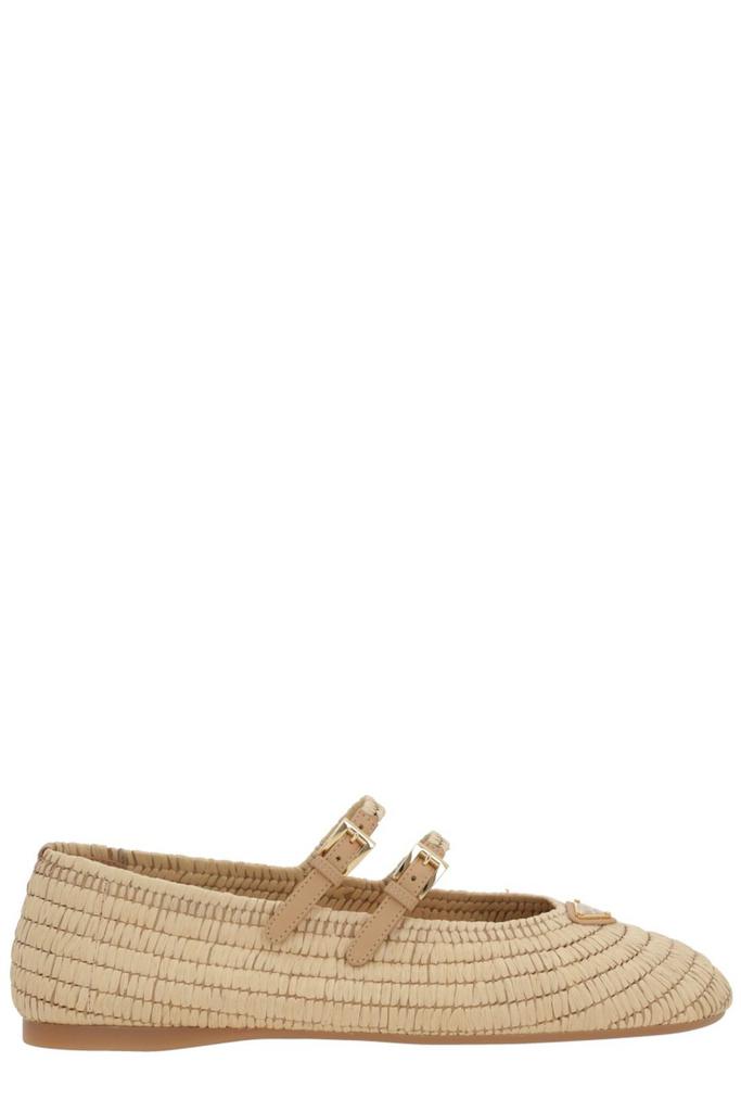 Prada Ivory leather ballerinas - Shoes - BeyondStyle