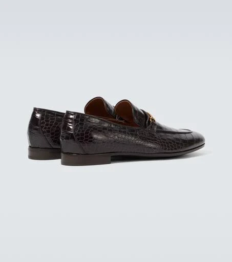 Tom Ford Gigi croc-effect leather loafers 6